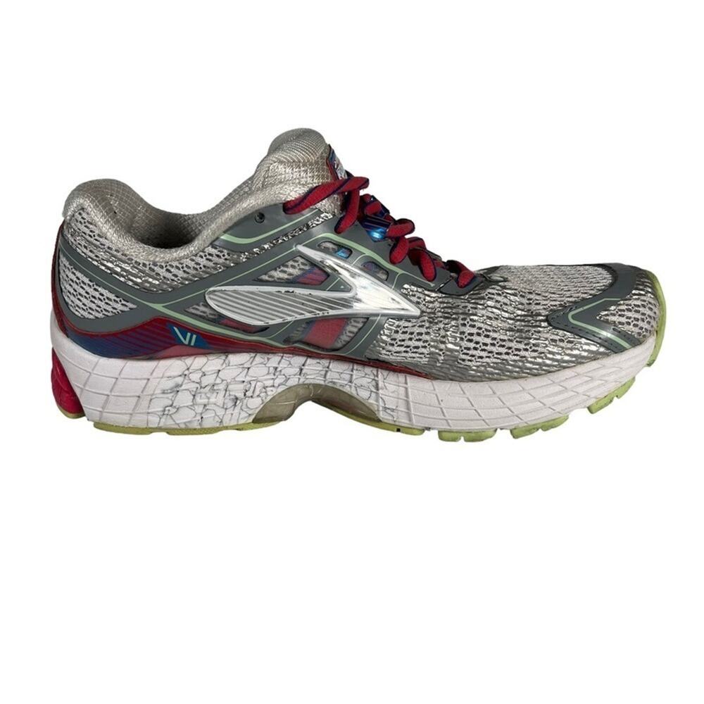Brooks Ravenna 6 Womens Size 8.5 Silver Pink Athletic Running Shoe Sneaker